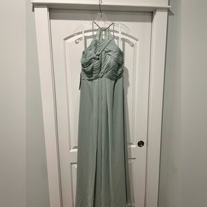 Azazie size 10 agave ginger bridesmaids dress